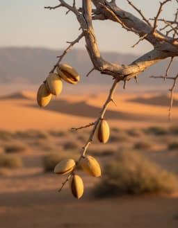 Argan kernels gathered in a bowl
